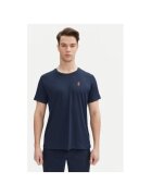 Aulp Tricou barbati TOMMY M - Poliester - Bleumarin - Bleumarin