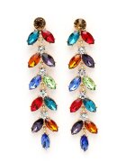 AVANT-GARDE PARIS Cercei drop de aur de 18K filat - Multicolor