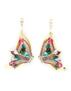 AVANT-GARDE PARIS Cercei drop in forma de fluture - Multicolor