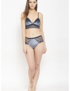 AVANT-GARDE PARIS Sutien cu garnituri de dantela - Gri inchis