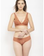 AVANT-GARDE PARIS Sutien cu model si bretele ajustabile - Portocaliu persan