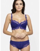 AVANT-GARDE PARIS Sutien cu strat exterior de dantela - Albastru indigo