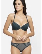 AVANT-GARDE PARIS Sutien cu strat exterior de dantela - Verde inchis