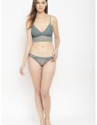 AVANT-GARDE PARIS Sutien longline de dantela - Verde feriga