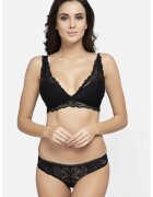 AVANT-GARDE PARIS Sutien triunghiular de dantela - Negru