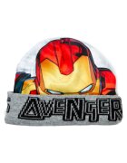 Avengers Caciula copii gri - 52 cm - reversibil Iron Man/Kapitan America - material poliester