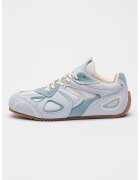 Axel Arigato Pantofi sport din piele nabuc Slow - Albastru pastel/Gri deschis