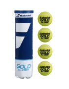 BabolaT Set 4 mingi de tenis - Gold All Court - Cauciuc - Verde