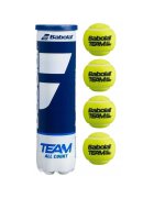 BabolaT Set 4 mingi tenis Team All Court - Verde
