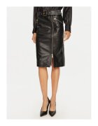 Babylon Fusta dama - 304766558 - Piele naturala - Negru - Negru