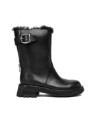 Badura Botine dama slip-on - piele naturala - negru - elastice