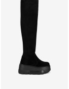 Badura Cizme dama 5905588821915 - Piele intoarsa - Negru - Negru