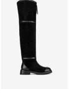 Badura Cizme dama 5905588988564 - Piele intoarsa - Negru - Negru