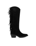 Badura Cizme dama piele naturala - negru - Negru