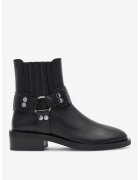 Badura Ghete dama 5905588101475 - Piele naturala - Negru - Negru