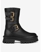 Badura Ghete dama 5905588787174 - Piele naturala - Negru - Negru