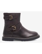 Badura Ghete fete 5905588102038 - Piele naturala - Maro - Maro