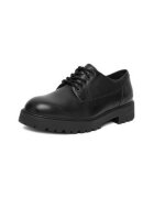 Badura Pantofi barbati model EO-ANTON-01 - piele naturala - negru - sireturi rotunde