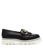 Badura Pantofi sport dama - Piele naturala - Negru - Negru