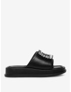 Badura Papuci dama 5903698005508 - Piele naturala - Negru - Negru