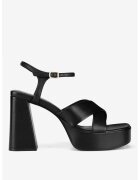 Badura Sandale dama 5903698194516 - Piele naturala - Negru - Negru