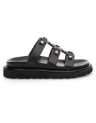 Badura Sandale din piele naturală pentru femei - Negru