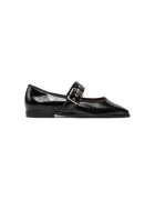 Balagan Balerini 0 - Piele naturala - Negru - Negru