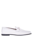 Baldinini Pantofi loafer cu logo si aspect texturat - Alb