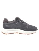 Baldinini Pantofi low-cut de piele intoarsa si lana - Gri