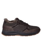 Baldinini Pantofi sport de lana si piele intoarsa - Maro