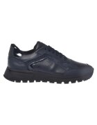Baldinini Pantofi sport din piele cu segmente din piele intoarsa - Albastru