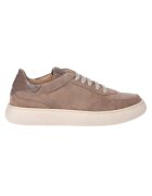 Baldinini Pantofi sport flatform din piele intoarsa - Bej
