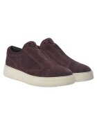 Baldinini Pantofi sport low-cut de piele intoarsa - Visiniu