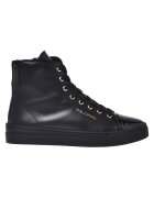 Baldinini Pantofi sport mid-high din piele - Negru