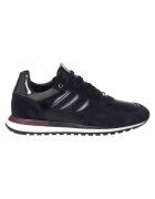 Baldinini Pantofi sport uni de piele cu garnituri de piele intoarsa - Bleumarin