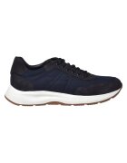 Baldinini Pantofi sport wedge cu garnituri de piele intoarsa - Albastru