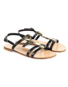 Baldinini Sandale din piele cu detalii metalice -