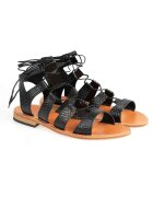 Baldinini Sandale mock croc din piele -
