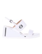 Baldinini Sandale wedge de piele - Alb