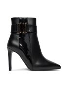 Baldowski Botine D04834-1451-002 Negru - Piele lacuita