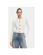 Balmain Bluza dama DF1KL190KF24 - Viscoza/Poliester - Alb - Alb