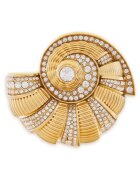 Balmain Brosa dama DN0XM394MBRY - Sintetic - 0 EU - Auriu