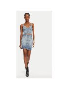 Balmain Fusta Dama - 305313768 - Bumbac - Elastan - Albastru - Albastru