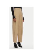 Balmain Pantaloni Dama - 305313515 - Bumbac - Bej - Bej