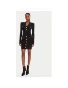 Balmain Rochie Dama - 305313836 - Viscoza - Poliester - Negru - Negru