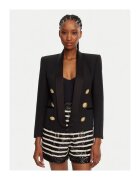 Balmain Sacou Dama - 305313898 - Lana - Negru - Negru