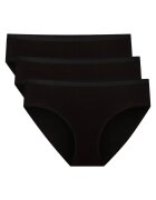 Bamboo Basics Set de chiloti brazilieni Mila - 3 perechi - Negru
