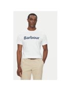 Barbour Tricou barbati MTS0531WH51 - Bumbac - Alb - Alb