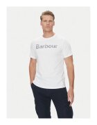 Barbour Tricou barbati MTS1391WH11 - Bumbac - Alb - Alb