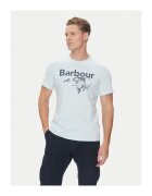Barbour Tricou barbati MTS1396BU61 - Bumbac - Albastru deschis - Albastru deschis